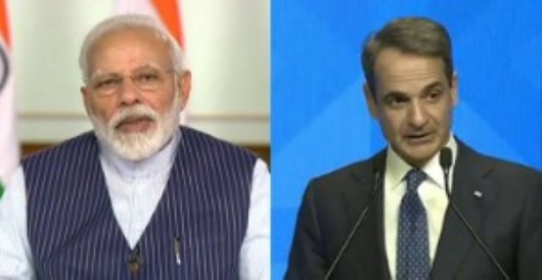 पंतप्रधान मोदी ग्रीस पंतप्रधान मित्सोटाकिस