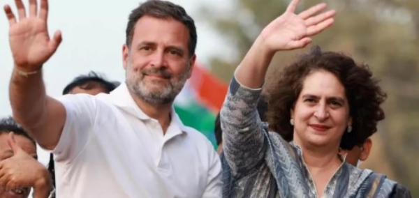 राहुल गांधी आणि प्रियांका गांधी