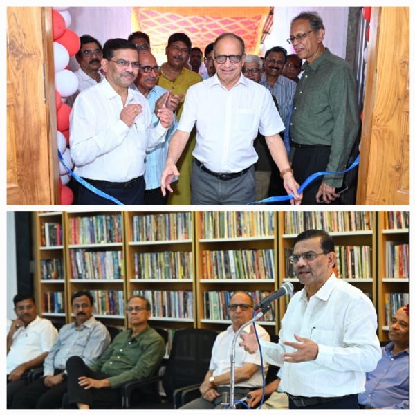 नगर वाचनालय पहिल्या टप्प्याचे उद्घाटन