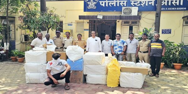 औसा येथे अवैध गुटखा विक्रेत्यांवर कारवाई; 8.54 लाखांचा मुद्देमाल जप्त‌