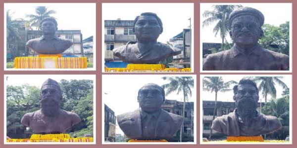 रत्नागिरी : कोकणातील सहा भारतरत्नांच्या शिल्पांचे उद्घाटन