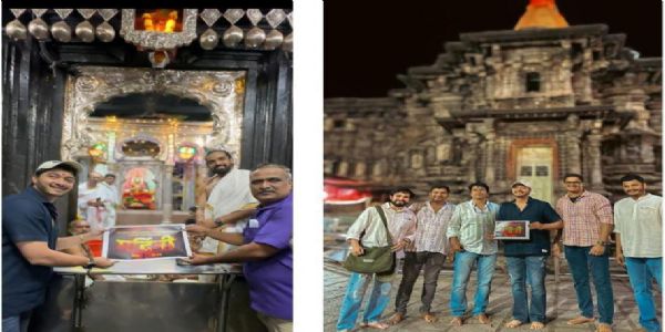 ‘मर्दिनी’साठी श्रेयस तळपदेने घेतले श्री अंबाबाईचे आशीर्वाद