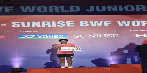 तन्वी शर्माला BWF वर्ल्ड ज्युनियर चॅम्पियनशिपमध्ये रौप्य पदक