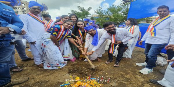 आंबेडकरी विचारांचे नवे अधिष्ठान : पूर्णाकृती पुतळा व संविधान स्तंभाचे भूमिपूजन