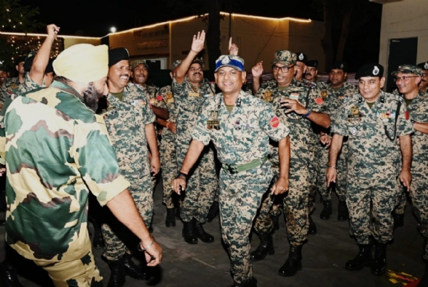 BSF Jawans Celebrate Diwali