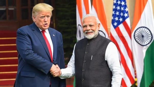 पंतप्रधान नरेंद्र मोदी आणि डोनाल्ड ट्रम्प यांचा संग्रहित फोटो