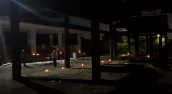 दीपोवत्सात दिव्यांनी उजळली स्मशानभूमी वडाळी मोक्षधाममध्ये अनोखा उपक्रम