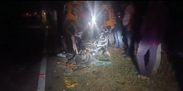 मूर्तिजापूर-दर्यापूर मार्गावर तीन वाहनांचा भीषण अपघात; एक ठार, आठ जखमी