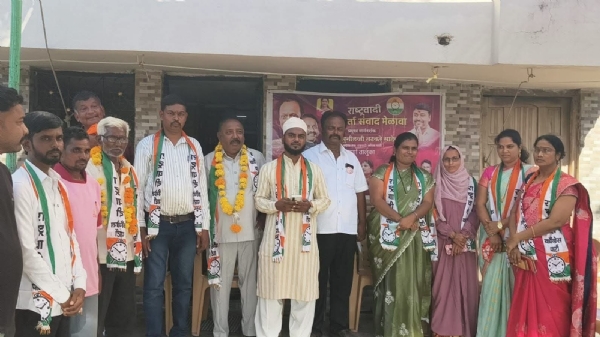 राष्ट्रवादी काँग्रेस पार्टीच्या सामाजिक न्याय विभागाच्या वतीने पूर्णा येथे बैठक संपन्न