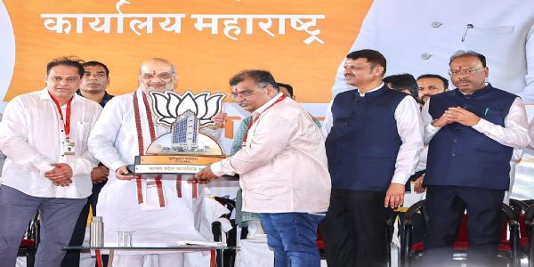 भाजपाचे नूतन कार्यालय अनेक पिढ्या सच्चे कार्यकर्ते घडवेल - अमित शाह