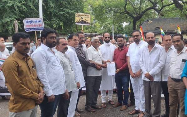 जैन समाजाचा नांदगावला मोर्चा जैन समाजाचा नांदगावला मोर्चा