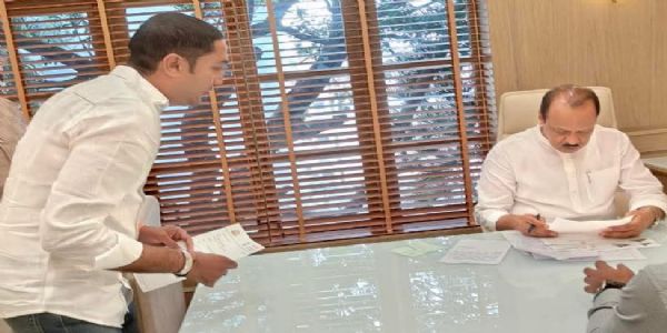 डॉक्टर मुंडे आत्महत्या प्रकरणी आ. क्षीरसागरांनी घेतली अजित पवारांची भेट