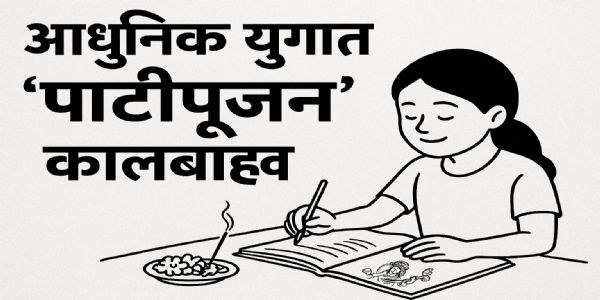पाटीपूजन इतिहासजमा – वहीपूजनाने परंपरेला नवे रूप