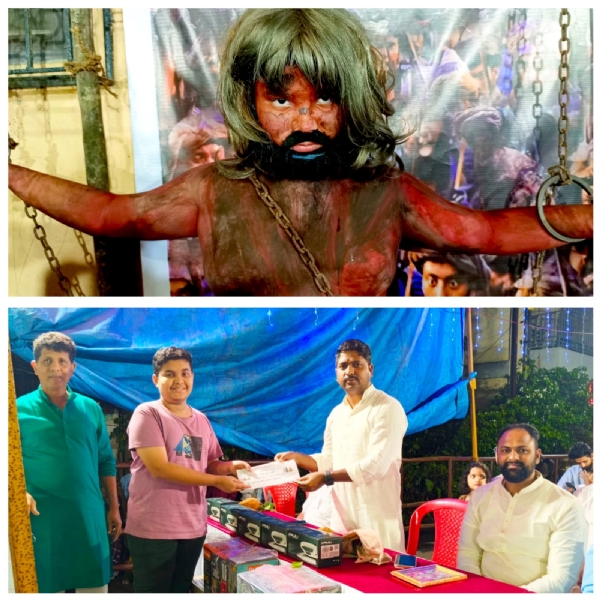 म्हसळ्यातील फॅन्सी ड्रेस स्पर्धेत स्वराज उद्धरकर, निर्विक ओक व गौरी पोतदार ठरले मानकरी