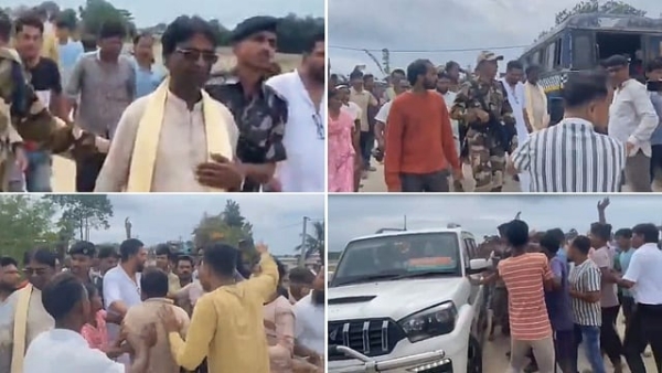 MP Khagen Murmu and MLA Shankar Ghosh