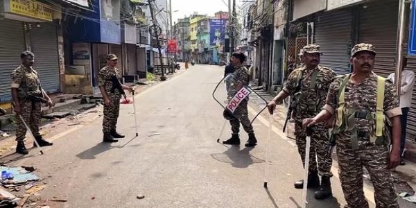 ओडिशाच्या कटकमधील १३ पोलीस ठाण्यांच्या परिसरात तणाव; संचारबंदी लागू