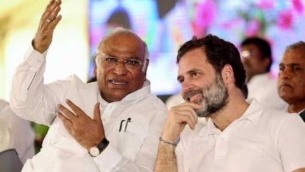 मल्लिकार्जुन खरगे आणि राहुल गांधी