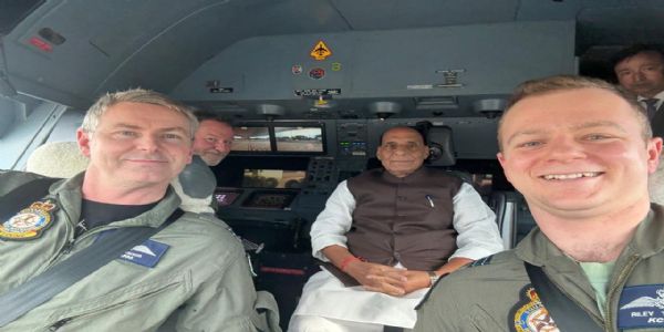 राजनाथ सिंह यांचे ऑस्ट्रेलियात भव्य स्वागत