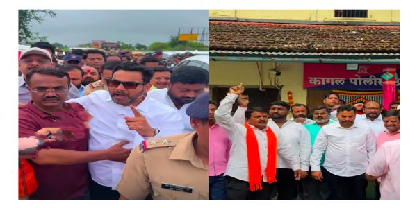 काळा दिनानिमित्त खा. धैर्यशील मानेंना कर्नाटकात जाण्यास रोखले