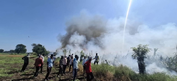 आठ लाखांचे नुकसान आठ लाखांचे नुकसान