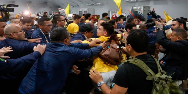 ब्राझीलमध्ये संयुक्त राष्ट्रांच्या हवामान परिषदेदरम्यान निदर्शने; दोन सुरक्षा कर्मचारी जखमी