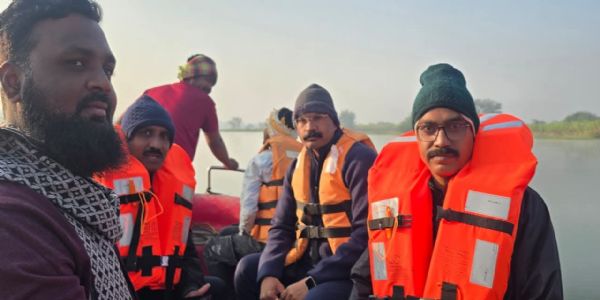 नांदेड - अवैध रेती उत्खनन कारवाईत 24 लाखांचा मुद्देमाल नष्ट