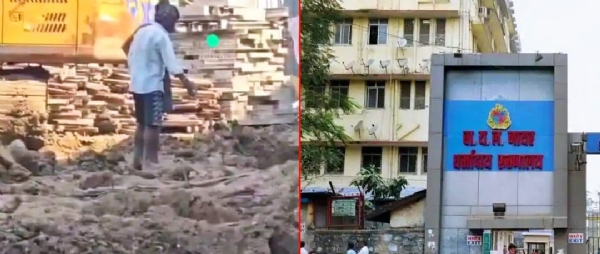 Accident during foundation work in Byculla Accident during foundation work in Byculla