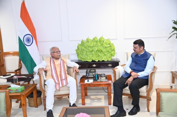 मनोहरलाल खट्टर देवेंद्र फडणवीस मनोहरलाल खट्टर देवेंद्र फडणवीस