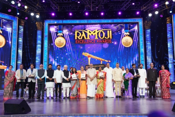 Vice President attends Ramoji Excellence Awards Vice President attends Ramoji Excellence Awards