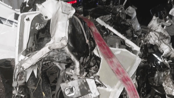 राजस्थानच्या फलोदी येथील अपघाताचे छायाचित्र राजस्थानच्या फलोदी येथील अपघाताचे छायाचित्र