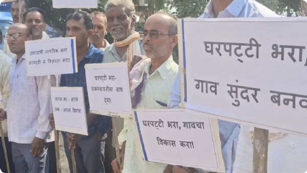 घरपट्टी जनजागृती आंदोलनाने यावली नगरीं दुमदूमली  यावली शहीद ग्रामपंचायतचा अभिनव उपक्रम