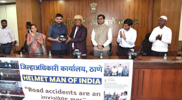 Distribution of helmets