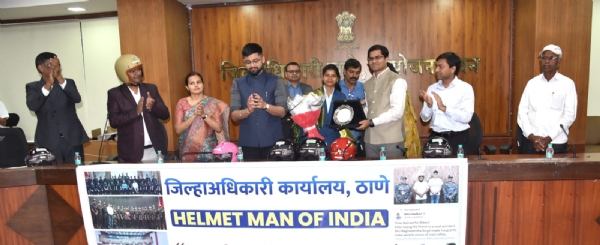 Distribution of helmets