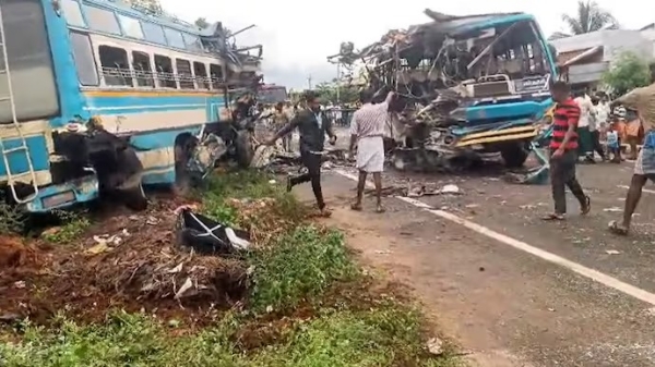 2 bus collision in Tamil Nadu