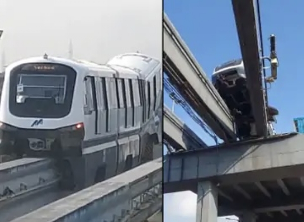 मुंबईत पुन्हा एकदा मोनोरेलला अपघात; डबा रुळावरून घसरून मधोमध अडकला, मोठा अनर्थ टळला मुंबईत पुन्हा एकदा मोनोरेलला अपघात; डबा रुळावरून घसरून मधोमध अडकला, मोठा अनर्थ टळला