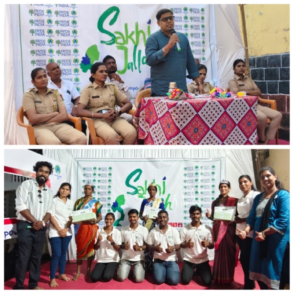 : ग्रामपंचायत गाणी, दि प्राईड इंडिया संस्था आणि महानगर गॅस लिमिटेड यांच्या संयुक्त विद्यमाने “सखी जल्लोष” हा महिलांसाठी विशेष कार्यक्रम दिनांक ६ नोव्हेंबर २०२५ रोजी गाणी येथे मोठ्या उत्साहात पार पडला. महिलांच्या आत्मविकास, स्वसंरक्षण आणि आनंदोत्सवाचा संगम असलेल्या या कार्यक्रमाला स्थानिक महिलांचा उत्स्फूर्त प्रतिसाद मिळाला. या कार्यक्रमासाठी उपविभागीय पोलीस अधिकारी सविता गर्जे यांच्या मार्गदर्शनाखाली दामिनी पथकातील अधिकारी कांचन जवान, ऋतुजा शिरतोडे, प्रतीक्षा कानवडे आणि गौरी शिंदे या विशेष पाहुण्या म्हणून उपस्थित होत्या. त्यांनी महिलांच्या स्वसंरक्षण, आत्मविश्वास आणि समाजातील समान स्थान या विषयांवर महत्त्वपूर्ण मार्गदर्शन केले. कार्यक्रमाचे उद्घाटन ग्रामपंचायत सरपंच आदित्य कासरुंग यांच्या हस्ते करण्यात आले. त्यांनी आपल्या भाषणात “सखी जल्लोष हा महिलांच्या दैनंदिन धावपळीतून आनंद आणि आत्मविश्वास पुनश्च शोधण्याचा सुंदर उपक्रम आहे,” असे प्रतिपादन केले. मुख्यमंत्री समृद्ध पंचायतराज अभियान व आदिशक्ती अभियान या उपक्रमांतर्गत या कार्यक्रमाचे आयोजन करण्यात आले होते. दि प्राईड इंडिया संस्थेचे तालुका प्रकल्प समन्वयक किशोर शितोळे यांनी विविध खेळांच्या माध्यमातून महिलांमध्ये एकात्मता आणि आनंदाचे वातावरण निर्माण केले. कार्यक्रमाच्या शेवटी विजेत्या महिलांना स्मार्ट वॉच, सोलर लॅम्प आणि थर्मास वॉटर बॉटल अशा आकर्षक भेटवस्तू देण्यात आल्या. या प्रसंगी ग्रामस्थ मंडळाचे अध्यक्ष रमेश धाडवे, उपसरपंच सुभाष उजळ, सुदाम शेडगे, आत्माराम रहाटवल, तसेच दि प्राईड इंडिया संस्थाचे राज कावनकर, आर्यन येलवे आणि तालुक्यातील सर्व समन्वयक उपस्थित होते. गाणी ग्रामपंचायतीच्या वतीने हा कार्यक्रम भविष्यात दरवर्षी आयोजित करण्याचा संकल्प यावेळी करण्यात आला. : ग्रामपंचायत गाणी, दि प्राईड इंडिया संस्था आणि महानगर गॅस लिमिटेड यांच्या संयुक्त विद्यमाने “सखी जल्लोष” हा महिलांसाठी विशेष कार्यक्रम दिनांक ६ नोव्हेंबर २०२५ रोजी गाणी येथे मोठ्या उत्साहात पार पडला. महिलांच्या आत्मविकास, स्वसंरक्षण आणि आनंदोत्सवाचा संगम असलेल्या या कार्यक्रमाला स्थानिक महिलांचा उत्स्फूर्त प्रतिसाद मिळाला. या कार्यक्रमासाठी उपविभागीय पोलीस अधिकारी सविता गर्जे यांच्या मार्गदर्शनाखाली दामिनी पथकातील अधिकारी कांचन जवान, ऋतुजा शिरतोडे, प्रतीक्षा कानवडे आणि गौरी शिंदे या विशेष पाहुण्या म्हणून उपस्थित होत्या. त्यांनी महिलांच्या स्वसंरक्षण, आत्मविश्वास आणि समाजातील समान स्थान या विषयांवर महत्त्वपूर्ण मार्गदर्शन केले. कार्यक्रमाचे उद्घाटन ग्रामपंचायत सरपंच आदित्य कासरुंग यांच्या हस्ते करण्यात आले. त्यांनी आपल्या भाषणात “सखी जल्लोष हा महिलांच्या दैनंदिन धावपळीतून आनंद आणि आत्मविश्वास पुनश्च शोधण्याचा सुंदर उपक्रम आहे,” असे प्रतिपादन केले. मुख्यमंत्री समृद्ध पंचायतराज अभियान व आदिशक्ती अभियान या उपक्रमांतर्गत या कार्यक्रमाचे आयोजन करण्यात आले होते. दि प्राईड इंडिया संस्थेचे तालुका प्रकल्प समन्वयक किशोर शितोळे यांनी विविध खेळांच्या माध्यमातून महिलांमध्ये एकात्मता आणि आनंदाचे वातावरण निर्माण केले. कार्यक्रमाच्या शेवटी विजेत्या महिलांना स्मार्ट वॉच, सोलर लॅम्प आणि थर्मास वॉटर बॉटल अशा आकर्षक भेटवस्तू देण्यात आल्या. या प्रसंगी ग्रामस्थ मंडळाचे अध्यक्ष रमेश धाडवे, उपसरपंच सुभाष उजळ, सुदाम शेडगे, आत्माराम रहाटवल, तसेच दि प्राईड इंडिया संस्थाचे राज कावनकर, आर्यन येलवे आणि तालुक्यातील सर्व समन्वयक उपस्थित होते. गाणी ग्रामपंचायतीच्या वतीने हा कार्यक्रम भविष्यात दरवर्षी आयोजित करण्याचा संकल्प यावेळी करण्यात आला.