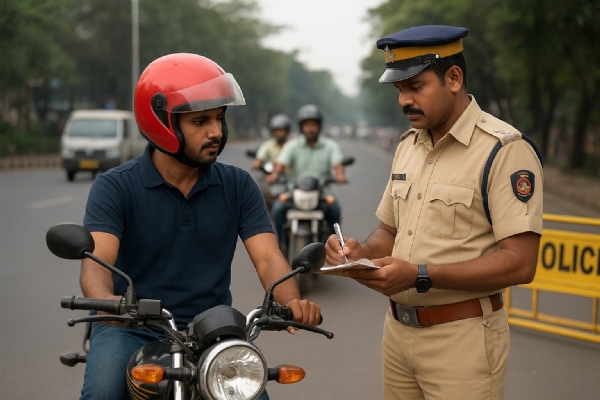 स्ते अपघात रोखण्यासाठी आणि नागरिकांमध्ये वाहतूक शिस्तीबाबत जनजागृती निर्माण करण्याच्या उद्देशाने रायगड जिल्हा पोलिसांच्या वाहतूक शाखेने गुरुवार दिनांक ६ नोव्हेंबर २०२५ रोजी मोठी कारवाई केली. जिल्ह्यातील एकूण २८ पोलीस ठाण्यांच्या अखत्यारीत वाहतूक शाखेचे अधिकारी व कर्मचारी यांनी संयुक्तपणे ही मोहिम राबवली. या कारवाईत वाहतुकीचे नियम मोडणाऱ्या एकूण २६९ वाहनचालकांवर कायदेशीर कारवाई करण्यात आली. संबंधितांकडून एकूण ₹२,४५,५०० इतका दंड वसूल करण्यात आला असल्याची माहिती पोलिसांकडून देण्यात आली. वाहतूक नियमांचे उल्लंघन करणाऱ्यांमध्ये विनापरवाना वाहन चालवणे, हेल्मेट न वापरणे, सिग्नल तोडणे, वाहनांची अति वेगाने धाव, तसेच चारचाकी वाहनांमधील सीटबेल्टचा वापर न करणे अशा विविध प्रकारच्या गुन्ह्यांचा समावेश आहे. जिल्हा पोलीस अधीक्षकांनी नागरिकांना विनंती केली आहे की, अपघात टाळण्यासाठी आणि स्वतःच्या तसेच इतरांच्या सुरक्षेसाठी वाहतुकीचे सर्व नियम काटेकोरपणे पाळावेत. नियमांचे उल्लंघन करणाऱ्यांवर पुढील काळातही अशाच प्रकारे कठोर कारवाई केली जाणार असल्याचे त्यांनी स्पष्ट केले. वाहतूक पोलिसांकडून अशी नियमित मोहिम राबवण्यात येत असल्याने शहरातील रस्त्यांवरील शिस्त वाढण्यास आणि अपघातांचे प्रमाण कमी होण्यास मदत होईल, असा विश्वास पोलिस प्रशासनाने व्यक्त केला आहे. स्ते अपघात रोखण्यासाठी आणि नागरिकांमध्ये वाहतूक शिस्तीबाबत जनजागृती निर्माण करण्याच्या उद्देशाने रायगड जिल्हा पोलिसांच्या वाहतूक शाखेने गुरुवार दिनांक ६ नोव्हेंबर २०२५ रोजी मोठी कारवाई केली. जिल्ह्यातील एकूण २८ पोलीस ठाण्यांच्या अखत्यारीत वाहतूक शाखेचे अधिकारी व कर्मचारी यांनी संयुक्तपणे ही मोहिम राबवली. या कारवाईत वाहतुकीचे नियम मोडणाऱ्या एकूण २६९ वाहनचालकांवर कायदेशीर कारवाई करण्यात आली. संबंधितांकडून एकूण ₹२,४५,५०० इतका दंड वसूल करण्यात आला असल्याची माहिती पोलिसांकडून देण्यात आली. वाहतूक नियमांचे उल्लंघन करणाऱ्यांमध्ये विनापरवाना वाहन चालवणे, हेल्मेट न वापरणे, सिग्नल तोडणे, वाहनांची अति वेगाने धाव, तसेच चारचाकी वाहनांमधील सीटबेल्टचा वापर न करणे अशा विविध प्रकारच्या गुन्ह्यांचा समावेश आहे. जिल्हा पोलीस अधीक्षकांनी नागरिकांना विनंती केली आहे की, अपघात टाळण्यासाठी आणि स्वतःच्या तसेच इतरांच्या सुरक्षेसाठी वाहतुकीचे सर्व नियम काटेकोरपणे पाळावेत. नियमांचे उल्लंघन करणाऱ्यांवर पुढील काळातही अशाच प्रकारे कठोर कारवाई केली जाणार असल्याचे त्यांनी स्पष्ट केले. वाहतूक पोलिसांकडून अशी नियमित मोहिम राबवण्यात येत असल्याने शहरातील रस्त्यांवरील शिस्त वाढण्यास आणि अपघातांचे प्रमाण कमी होण्यास मदत होईल, असा विश्वास पोलिस प्रशासनाने व्यक्त केला आहे.