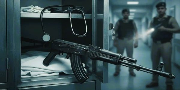 जम्मू-काश्मीर : डॉक्टरच्या लॉकरमधून एके-47 रायफल जप्त