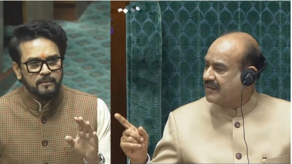 अनुराग ठाकूर आणि ओम बिर्ला अनुराग ठाकूर आणि ओम बिर्ला