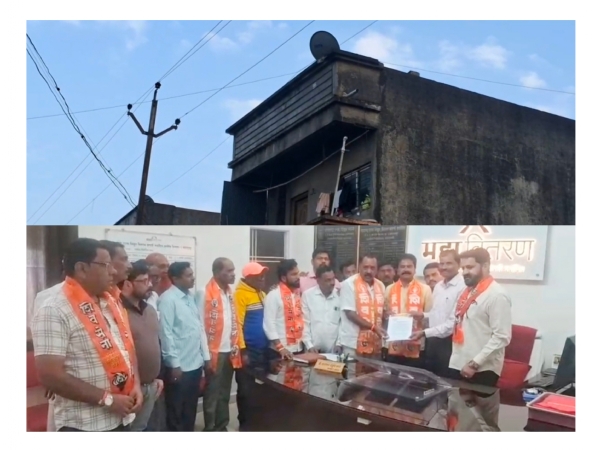 उच्च दाबाच्या विद्युत तारा दूर कराव्यात : निवेदन उच्च दाबाच्या विद्युत तारा दूर कराव्यात : निवेदन