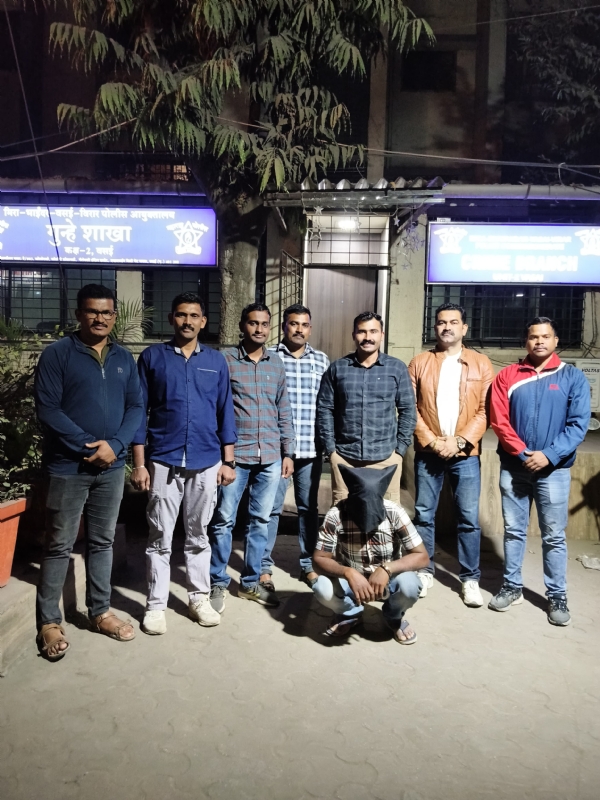 ५ वर्षीय चिमुकलीच्या अपहरण, बलात्कार व निर्घृण हत्येप्रकरणी १८ वर्षांनंतर आरोपी अटकेत गुन्हे प्रकटीकरण कक्ष–२, वसईची उल्लेखनीय कामगिरी ५ वर्षीय चिमुकलीच्या अपहरण, बलात्कार व निर्घृण हत्येप्रकरणी १८ वर्षांनंतर आरोपी अटकेत गुन्हे प्रकटीकरण कक्ष–२, वसईची उल्लेखनीय कामगिरी