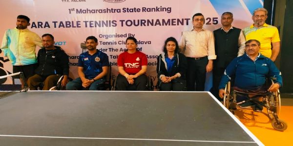 डोंबिवली पलावा येथे पार पडली राज्यातील पहिली पॅरा टेबल टेनिस स्पर्धा