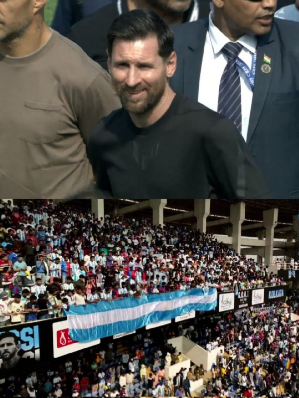 कोलकात्याच्या सॉल्ट लेक स्टेडियममध्ये गोंधळ कोलकात्याच्या सॉल्ट लेक स्टेडियममध्ये गोंधळ