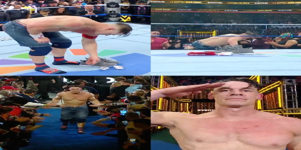 जॉन सीनाचा साश्रू नयनांनी डब्लूडब्लूईला निरोप