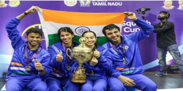 स्क्वॅश विश्वचषक जिंकणारा भारत पहिला आशियाई देश