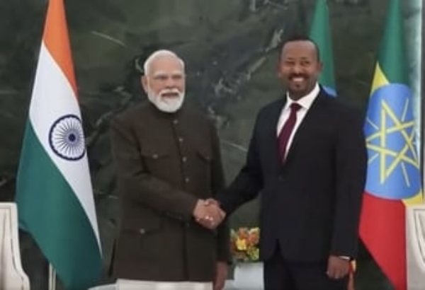 पंतप्रधान मोदी इथिओपियात दाखल पंतप्रधान मोदी इथिओपियात दाखल