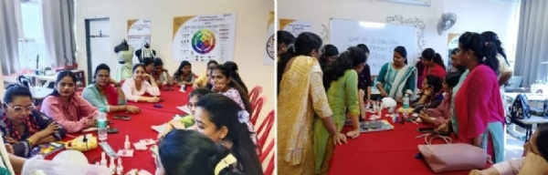 बाया कर्वे इन्स्टिट्यूटची नेल आर्ट कार्यशाळा