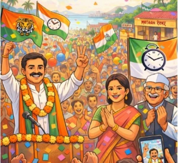 कोकणच्या नगर परिषदेच्या निवडणुकांत रंगला राजकीय लढा कोकणच्या नगर परिषदेच्या निवडणुकांत रंगला राजकीय लढा