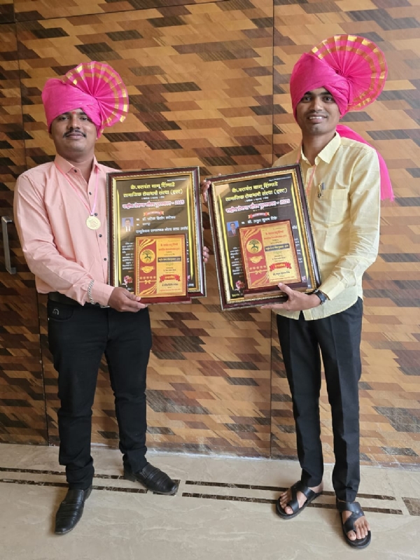 प्रतीक नाटेकर सन्मानित