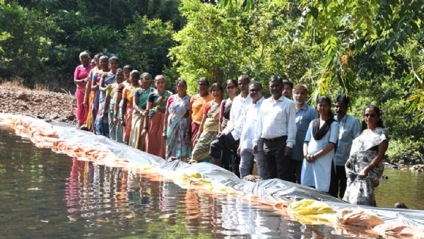 कोतवडे येथील वनराई बंधारा